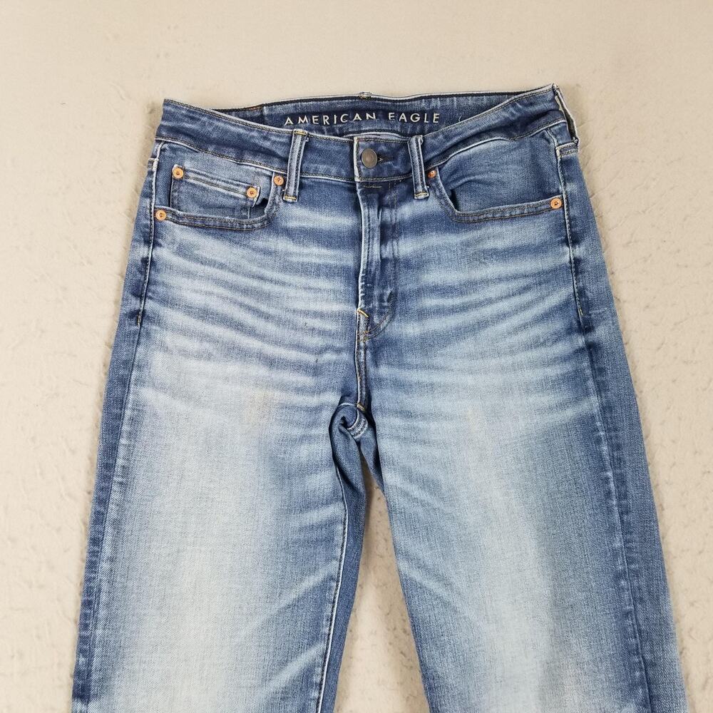 American Eagle Jeans Mens 30x36 Airflex+ Athletic Straight Fit‎ Stretch Denim - Picture 2 of 16
